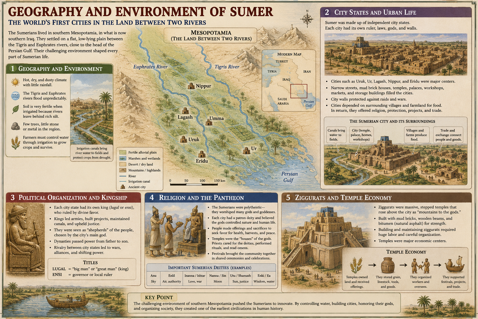 Geography and environment of Sumer